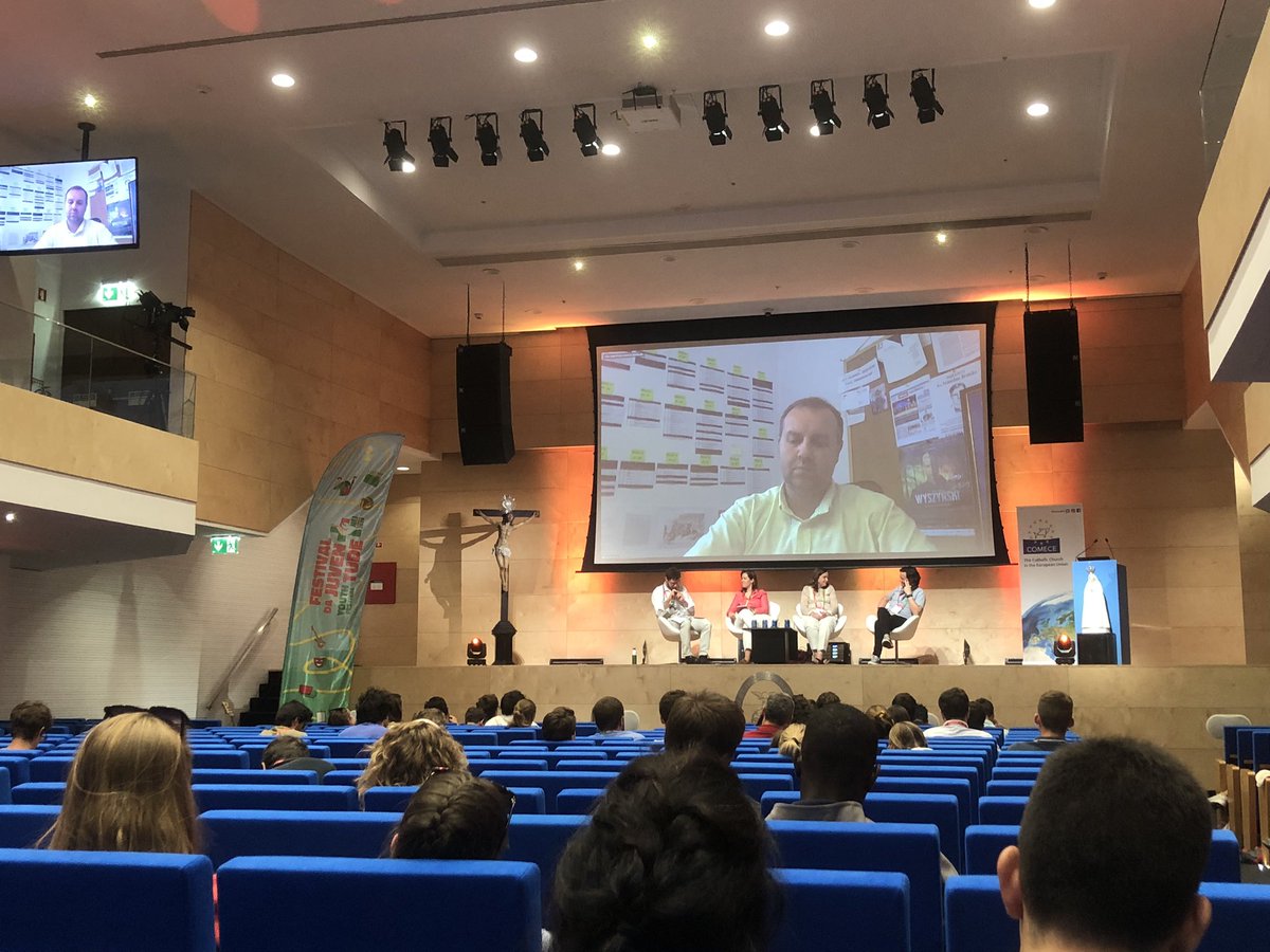 mbarriosprieto's tweet photo. Very enriching discussion #yesterday in the event organised by the YouthNet of @ComeceEu in #Lisbon for the #WYD with @lidiafopereira, @DiocesedeDijon, @cjdiogo of @CriticalSftware, @EmilioDogliani… Courage, engagement, looking for companions, the others first.. some of the messages. 

@jmj_pt @jmj_es #JMJLisboa2023 #JMJ #JMJ2023 

https://t.co/zLJyindJ0w…