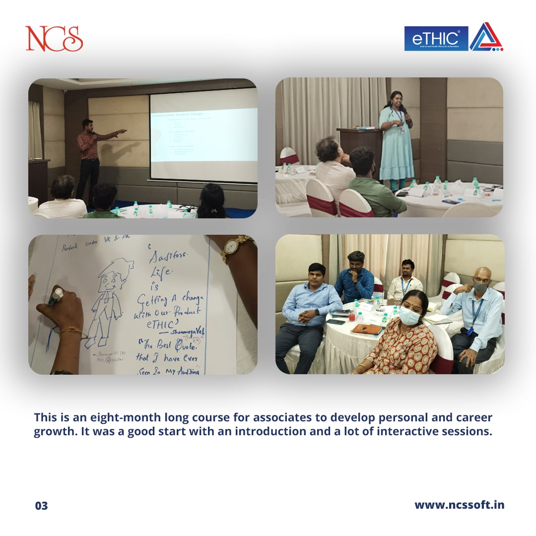 NCSSoft's tweet photo. We started our Tech MBA program for our Lead Associates. This was planned and executed by our Board of Member Harshit H Jain along with other senior members. #technology #MBA #techmba #leadership #associates #leadassociates #ncs2023 #ncssoftsolutions #ethic #ethiccaam #ethicrms https://t.co/1RgmcxsfXR