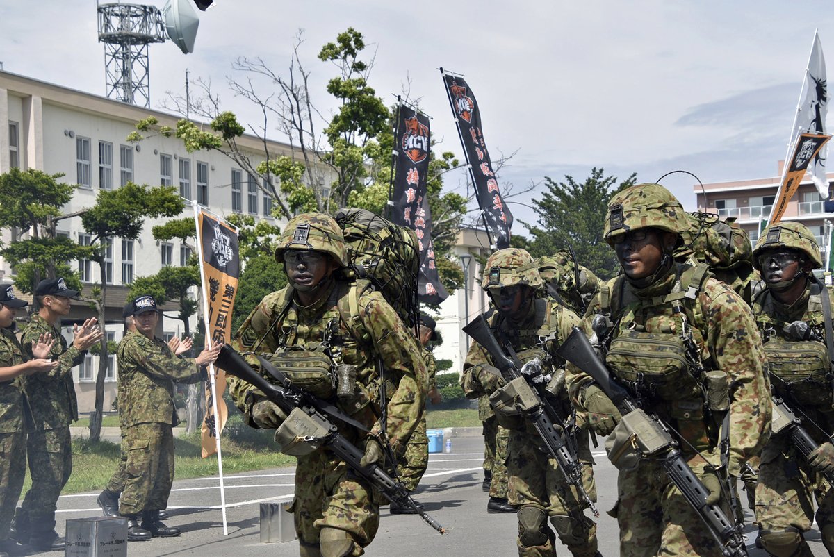 留萌駐屯地 で行われたレンジャー訓練に参加中の #第3即応機動連隊