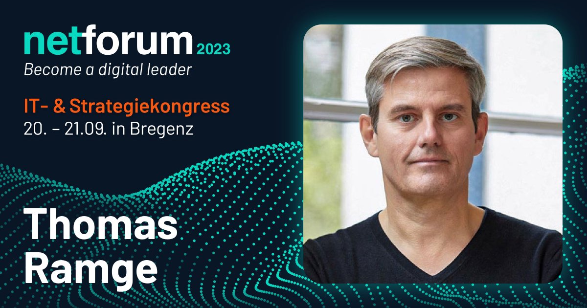 dtm_group_moll's tweet photo. Wir freuen uns sehr, den Technologiejournalisten und mehrfach ausgezeichneten Sachbuchautor @thomasramge als Teilnehmer des #netforum 2023 begrüßen zu dürfen! Auf dem netforum nimmt Thomas Ramge große Sprachmodelle wie ChatGPT ganz genau unter die Lupe.
https://t.co/orRqJQDFxo https://t.co/7Hd6UHKbTm