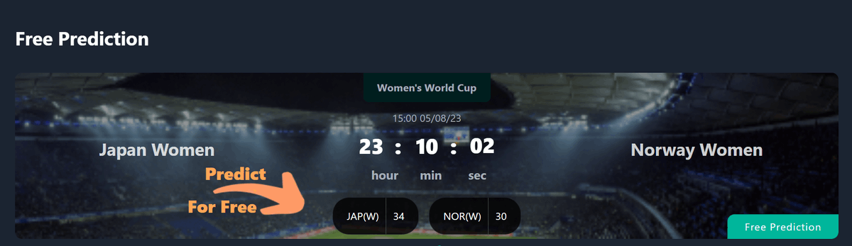 WesterosCity's tweet photo. 🏆 Join us in predicting the winner of tomorrow's FIFA Women's World Cup match between Japan and Norway.

🌐 Visit our platform: https://t.co/FrZOZwdvXV

It's totally FREE to predict! 💸 Stand a chance to win up to 400 RENEC if you guess right!

#RENEC #FreePrediction https://t.co/cWR5HCcJtd
