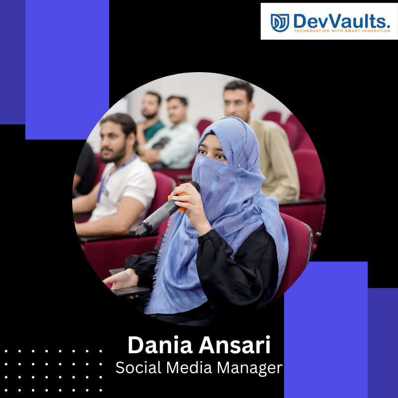 DevVaults's tweet photo. Meet Dania Ansari - Our Diligent Social Media Manager at DevVaults! ππ With unwavering dedication, she crafts engaging content and fosters seamless teamwork, making a positive impact on our digital journey. ππ±
#DaniaAnsari #SocialMediaManager #DevVaults https://t.co/zuBFU1L1zt