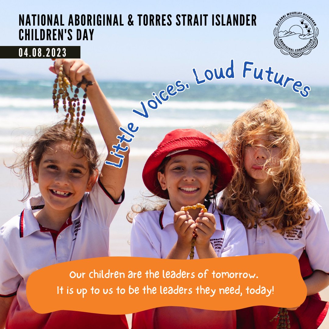 Happy National Aboriginal & Torres Strait Islander Children's Day! 👶🏿🧒🏼👧🏽❤️💛🖤

#natsicd23 #littlevoices #loudfutures #gumbaynggirr