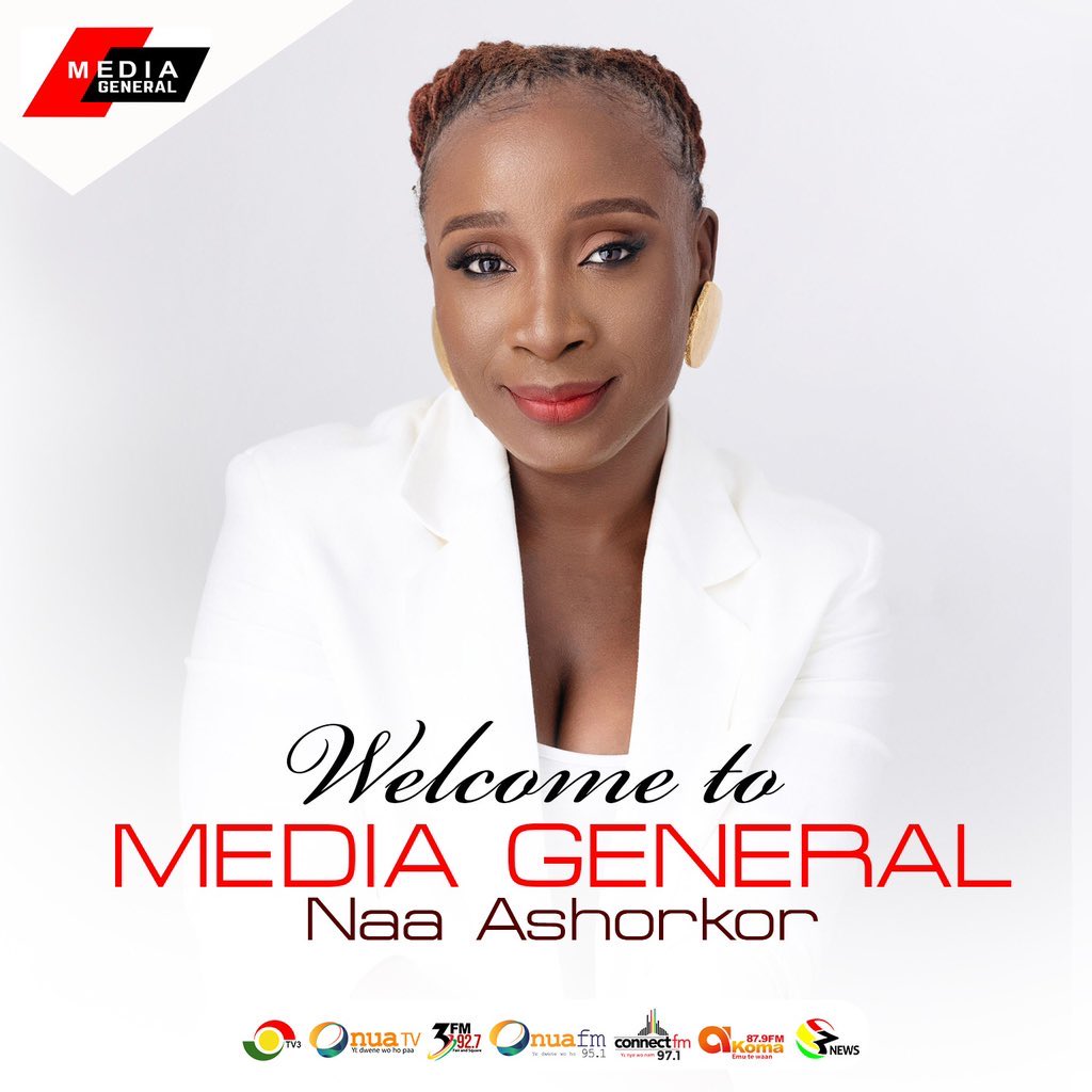 Welcome to the Media General family, @Naa_Ashorkor. We are #MGStrong 

#MediaGeneralGH #TV3Ghana