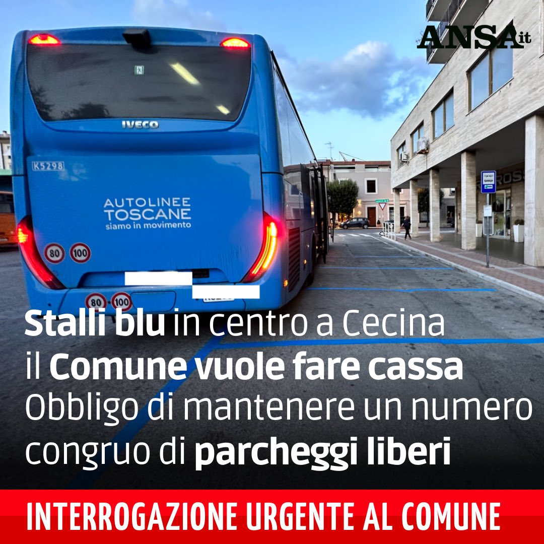 🛂 Nel blu dipinto di blu 🅿️ ❓Obiettivo della giunta Lippi/Costantino è migliorare viabilità e accessibilità delle aree urbane 🥇 ✅ La creazione di ulteriori stalli a pagamento non può che penalizzare gli operatori economici del centro ed i residenti della zona. #cecina