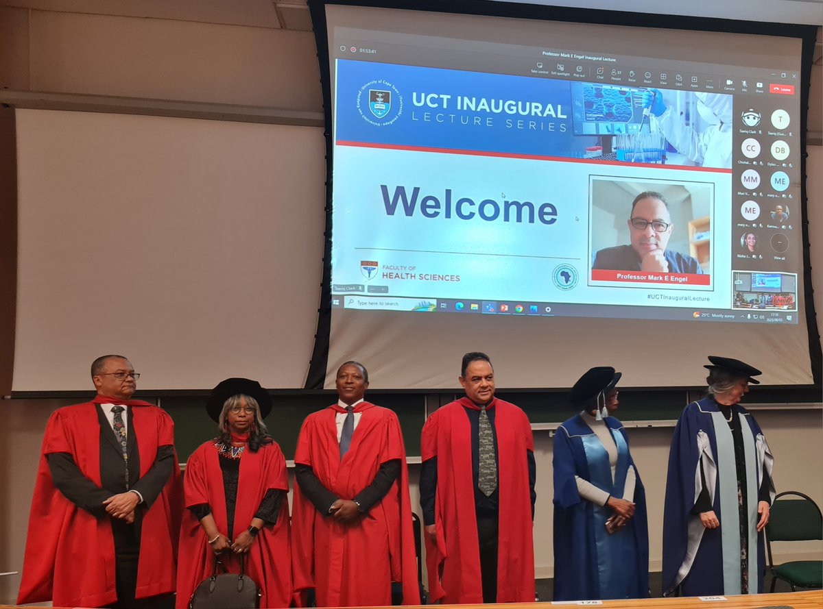ChildrensHeart1's tweet image. Professor Mark Engel, our colleague, mentor, and dear friend, gave his #UCTInauguralLecture last night to a full audience. Heartfelt tributes were paid to and from Mark, and his key takeaways left everyone feeling inspired. Congratulations once again @markengel_ct!