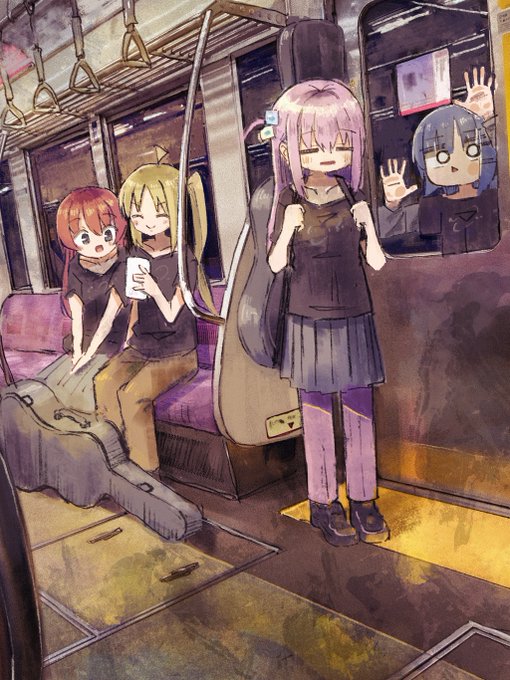 「金髪 電車内」のTwitter画像/イラスト(新着)