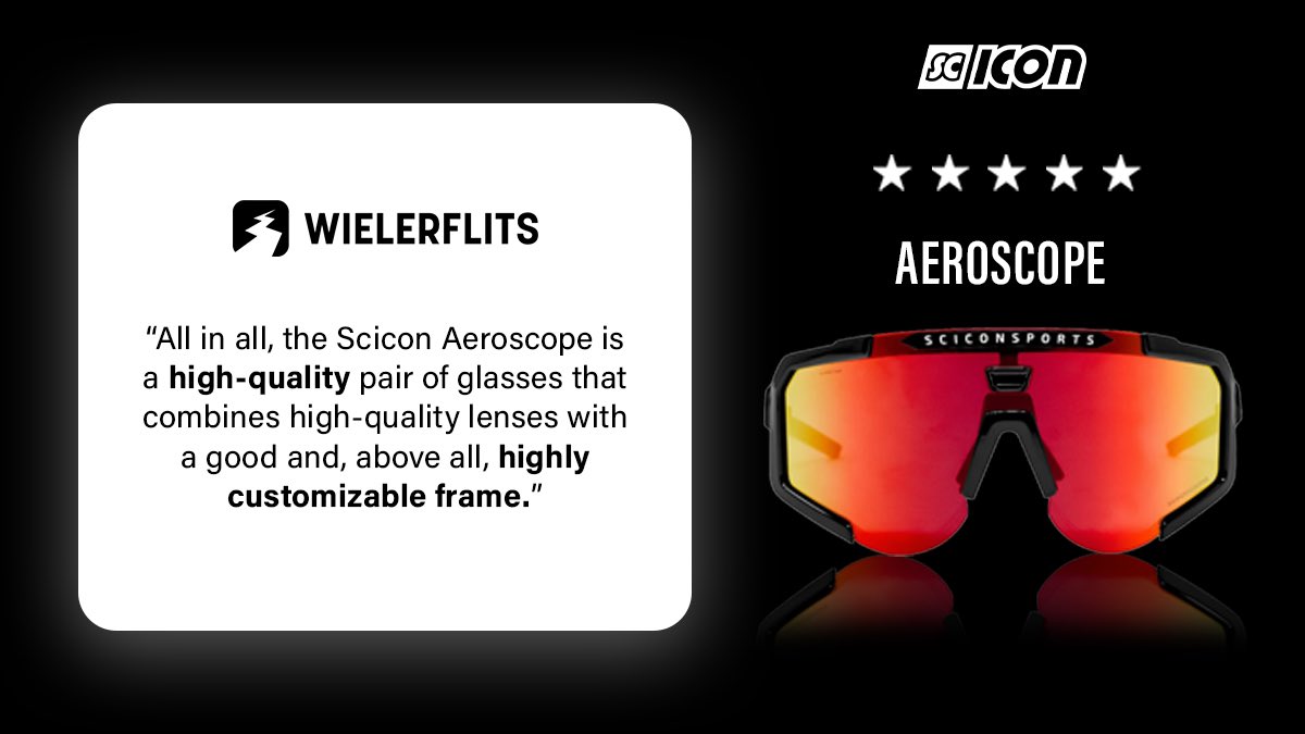 The #Scicon Aeroscope Sport Performance Sunglasses got a great review recently in <a href="/WielerFlits/">WielerFlits.nl</a>. 

Thanks for the review and support! 

#seetheworld