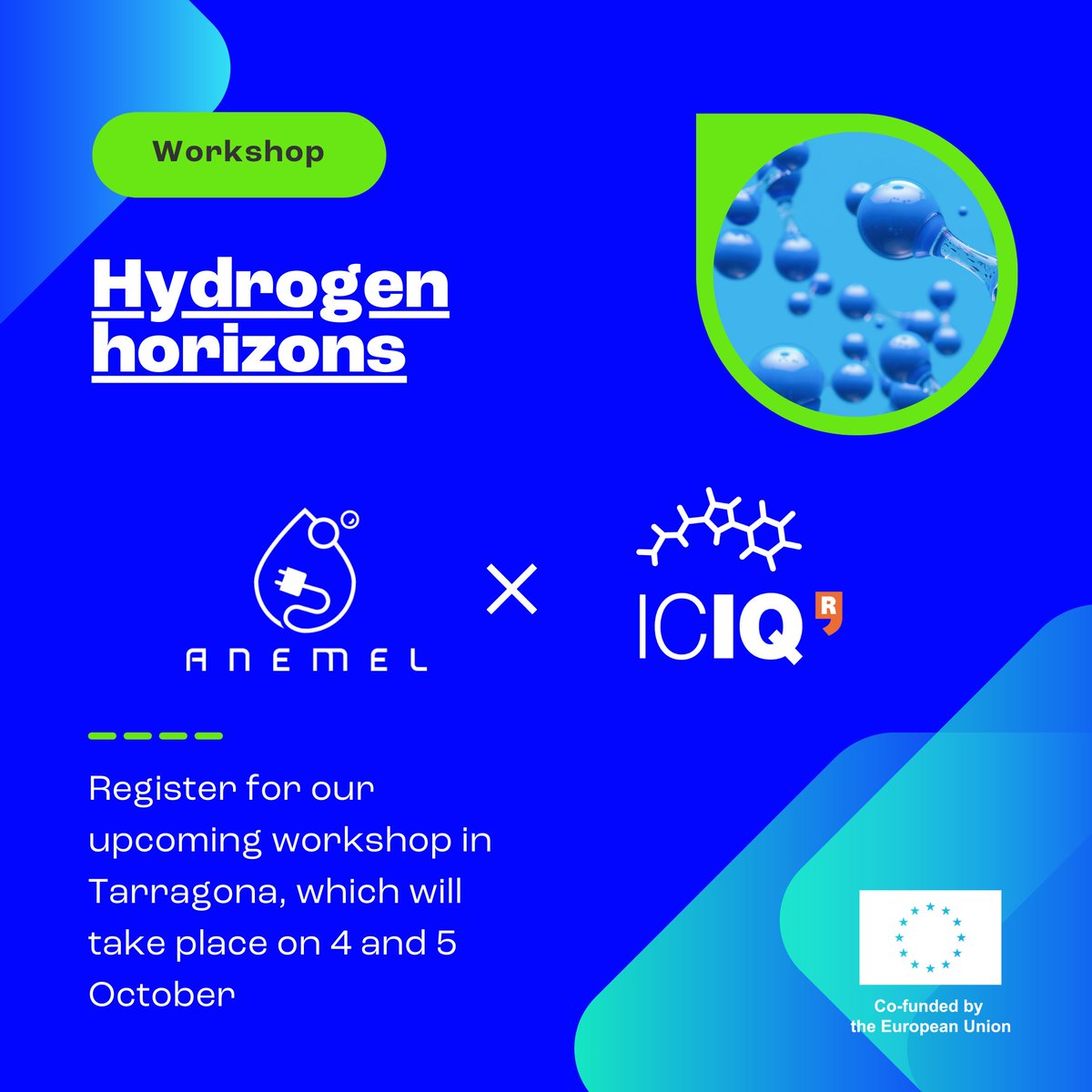 Have you registered to #HydrogenHorizons? We're organising this event with @ICIQchem to bring together key players in the world of #hydrogen: researchers, start-ups, industry, innovators... Take a look at the programme and register now! buff.ly/3q9r6L9