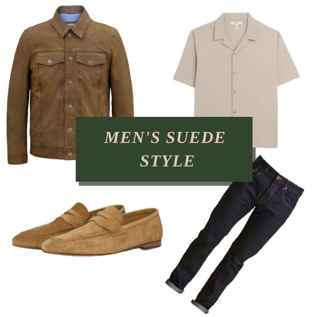 Soft suede is the perfect choice for those cooler summer days, adding a stylish layer to your outfit. Our Eddie Denim Style Suede Jacket pairs perfectly over a shirt and jeans for a casual look.

bit.ly/3OsHHTH

#Suede #SuedeJacket #OutfitInspo