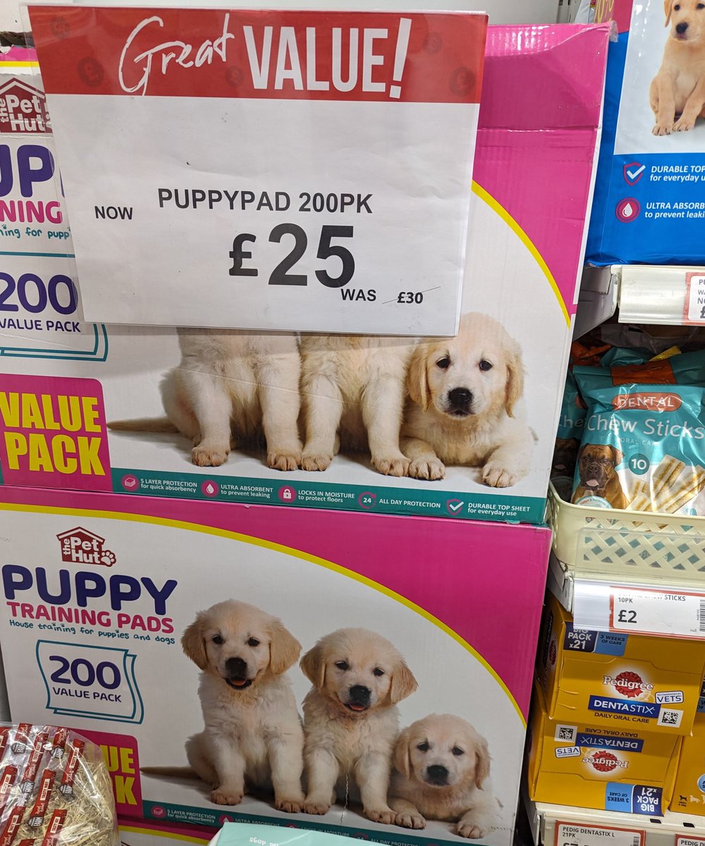 AlhambraCentre's tweet image. Keep your furry friends happy with @Poundstretcher1's pet essentials 🐾 🐶

With pet-travel water bottles handy for hot days, towels &amp;amp; brushes for a clean, dry pup &amp;amp; puppy pads for the family's new addition - you can get it all here ✨

#Poundstretcher #PetEssentials
