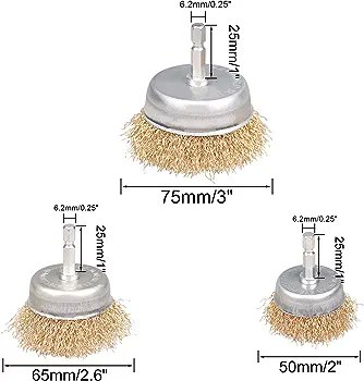clicks3ll's tweet photo. Wire Brush for Drill 9 Pieces Brass Coated Crimped Wire Wheel for Drill, 1/4 Inch Hex Shank Wire Brushes for Cleaning Rust for buying press the link below
https://t.co/HK9l0p3oIZ
#tools
#brush
#drill
#wire
#wirebrush
#accessories
#toolmaker
#toolsbox
#amazon https://t.co/1NTAQvM3er