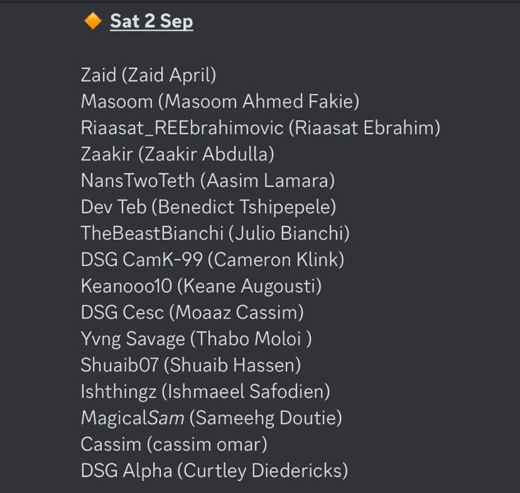 <a href="/GoliathGamingZA/">Goliath Gaming</a> we seem to be on a collision course.... Who do you think wins? Find out next time on dragon ball....
<a href="/Iam_Teb/">IamTeb Versatile</a> let's get ready for the oaks ⌚🌱
