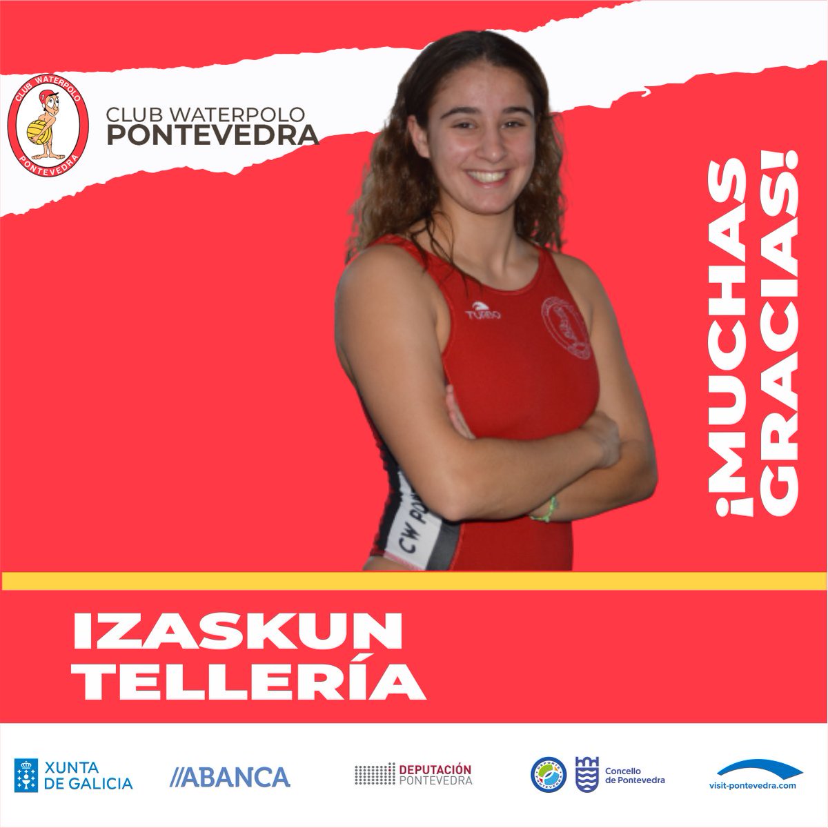 WP_Pontevedra's tweet photo. Izaskun Tellería se despide del CW Pontevedra para estudiar fuera de Galicia.
Desde el club que fue su segunda casa en los últimos 9 años le deseamos mucha suerte en su nueva etapa. Hasta pronto Izaskun!
https://t.co/6SAhs5pRBC https://t.co/i86mcLy7bQ