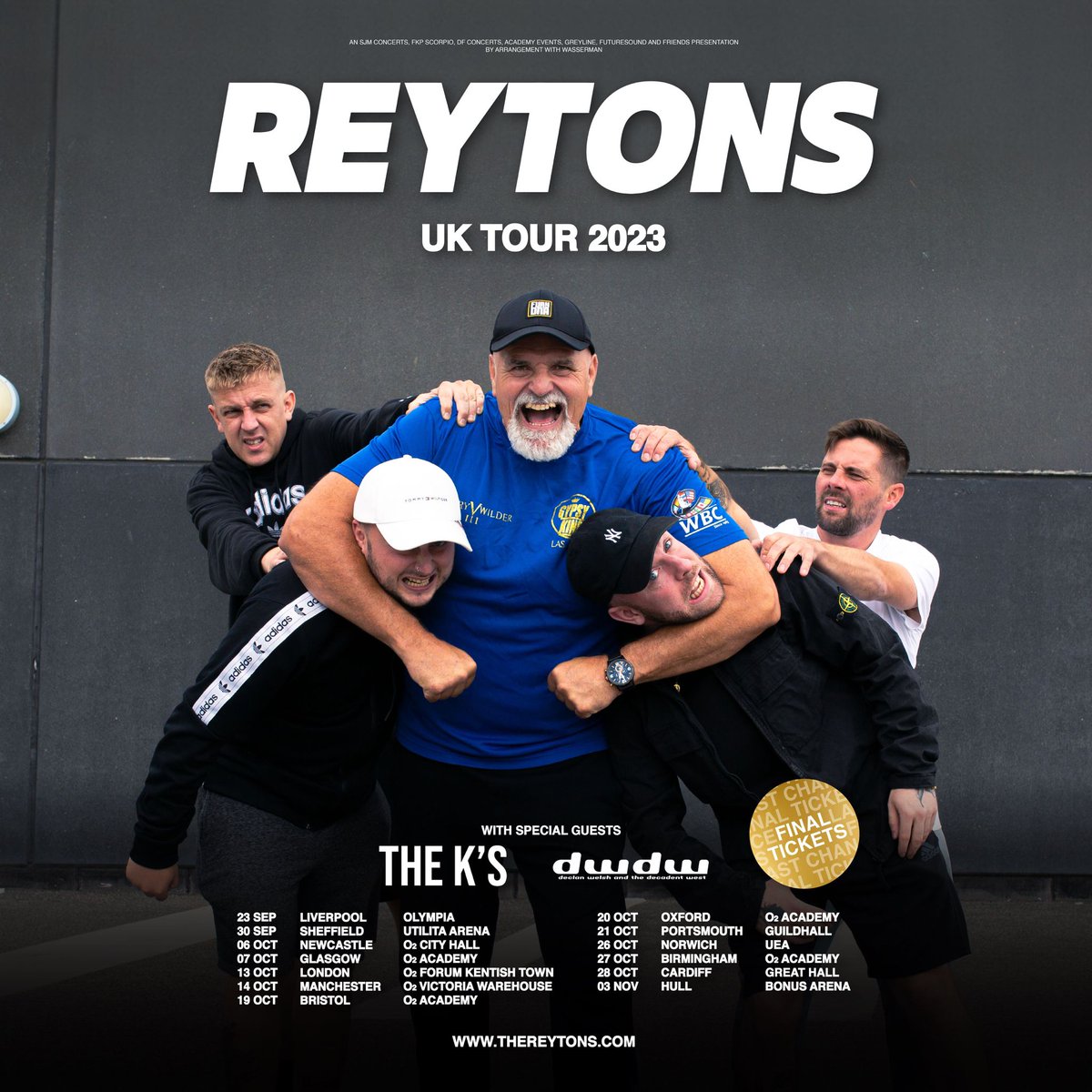 TheKsUK's tweet image. We are absolutely buzzing to be joining our mates The Reytons on their UK Headline tour next month! There’s a couple of tickets still for sale for a few venues through the link below so grab them before they go! See you down the front 🔥

thereytons.com