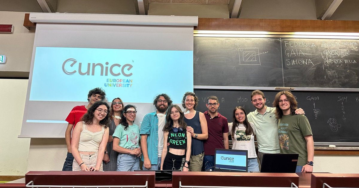 EUNICE_uni_'s tweet photo. @unict_it welcomed its local EUNICE Student Volunteer Group, which counts 18 #students that help to engage with their #peers and provide input on how to enhance the alliance actions.
#europeanuniversity #customisededucation #studentcommitment https://t.co/21hQdgfTDF