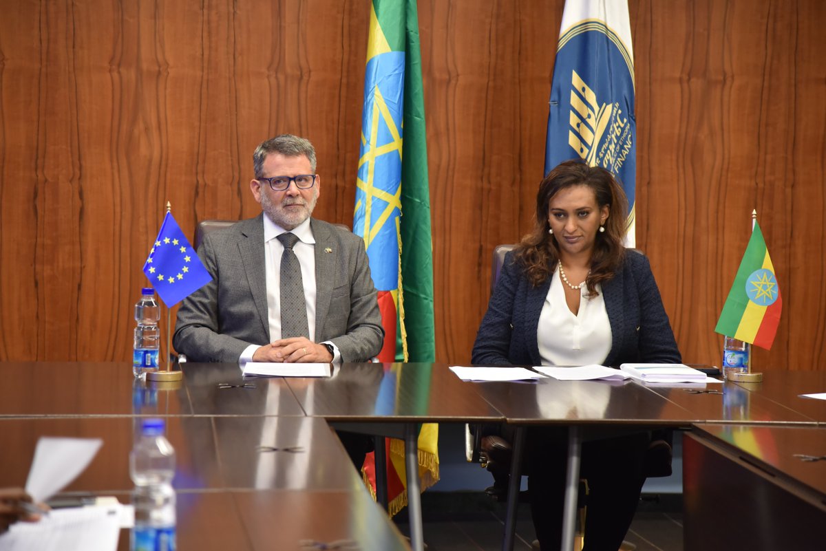 EUinEthiopia's tweet photo. #EUinEthiopia inaugurated a 5 million Euro (310 million Birr) Technical Facility Unit (TFU) to assist technically Ethiopia's Public Finance Management (PFM) Reforms. The TFU is part of the EU Support to PFM Reforms in Ethiopia (EUSPRE) programme of 10 million (610 million Birr). https://t.co/y9WtnrvZIl