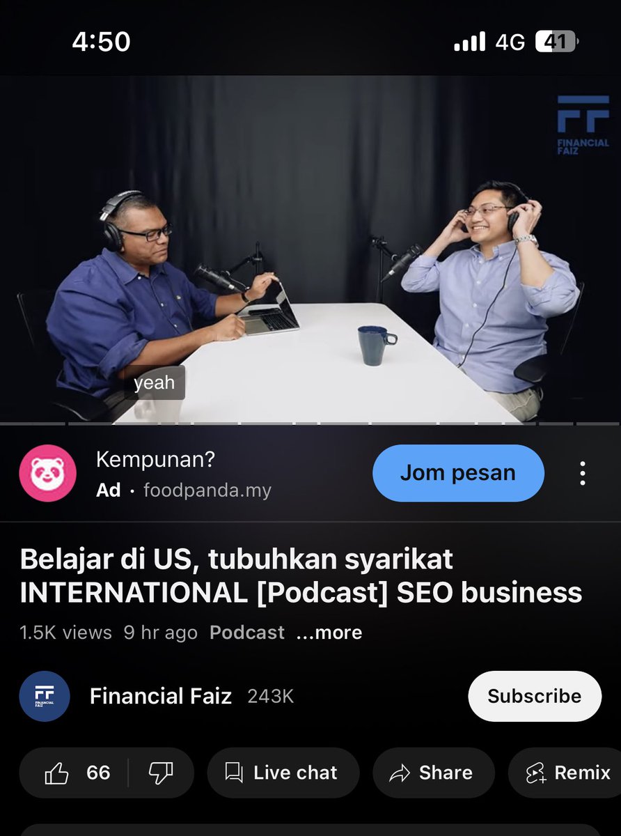 NRasyad's tweet photo. It was amazing to have been given the opportunity to share my personal story and how @blackgridseo started back in 2015. 

Looking back, wow what a journey it has been. I am glad I kept going and didn’t give up. 

Thank you Mr. Faiz @financialfaiz ! https://t.co/QMZz4s6OsW