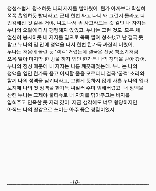 #야설 #야썰 #19금 #섹스 #근친 #사촌누나 #섹트
사촌 누나에게 따먹힌  썰 - 3편(완결)