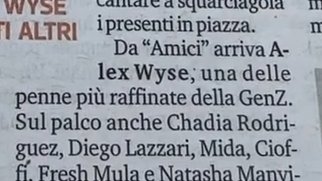 luciagifema's tweet photo. @imalexwyse  "una delle penne più raffinate della GenZ" .... #alexwyse #webboh https://t.co/wr91bQS5YS