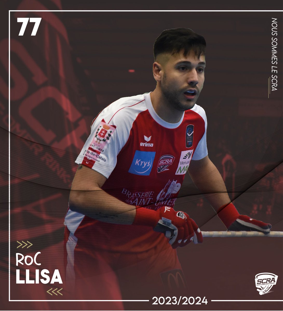 🔛 𝐒𝐚𝐢𝐬𝐨𝐧 𝟐𝟎𝟐𝟑/𝟐𝟎𝟐𝟒 - Roc Llisa ✔️

Également double champion de France depuis son arrivée, Roc fera encore trembler les filets au Brockus pour une 3e saison ! 🌪️

#NousSommesLeSCRA 🔴⚪️
