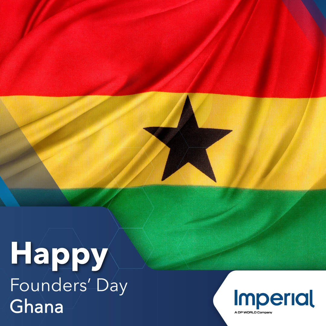 Today Ghana commemorates Founders’ Day, a day that recognises the role played by successive generations of Ghanaians towards the liberation of the country.

We wish all our Ghanaian colleagues, stakeholders and their families a Happy Founders’ Day!

#Imperial
#FoundersDay