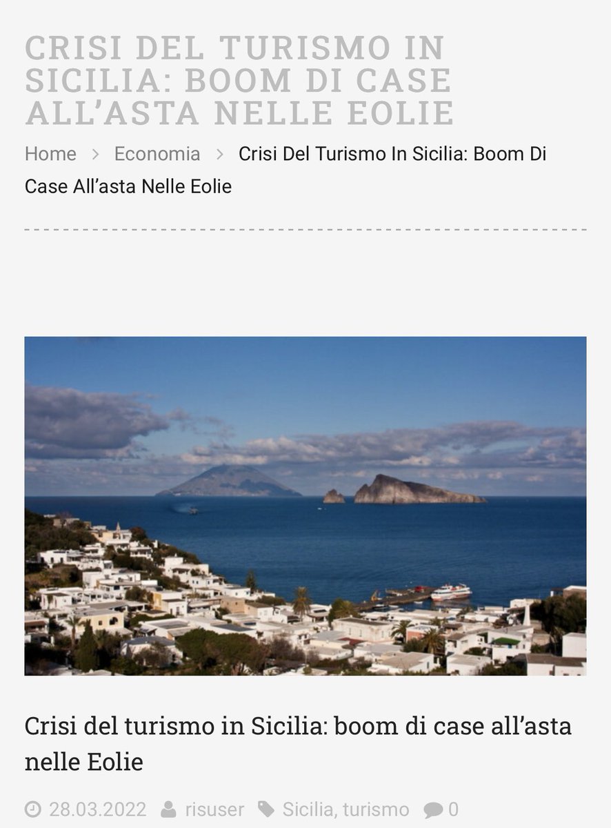 muenzenberg's tweet photo. “A #Panarea per una villa la base parte da 5 milioni e 800 mila euro. A Lipari, un rudere si può acquistare anche a 22 mila euro. Le vie di #Lipari, e delle altre 6 isole sono #piene di cartelli con le scritte #vendesi e #affittasi. In vendita anche una #decina di alberghi” https://t.co/Y1iRY4BcpC