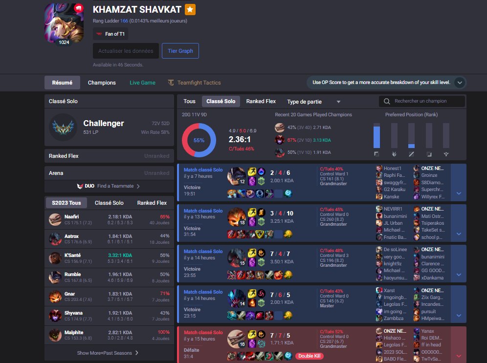 Riot m'aura un peu ralentit à me faire spawn plat 1 mais c'est fine !

Maintenant road to 1k lp 🙌🏽

J'ai pas mal spam Naafiri au top et je pense que le perso est vraiment sous côté ! On verra si elle est sortable aux up&amp;down 👀