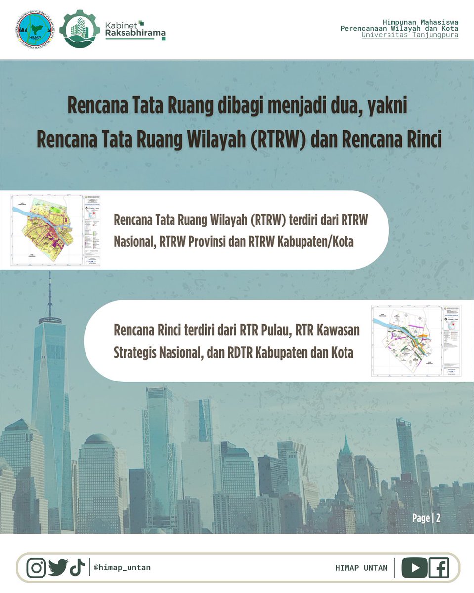 himap_untan's tweet photo. [KABAR PLANO]

RDTR merupakan salah satu muatan dari sistem penataan ruang dan sistem perencanaan pembangunan Nasional.  Pada kesempatan ini mari kita simak materi di bawah ini untuk mengetahui lebih lanjut mengenai RDTR😆 https://t.co/O87SgnpUwF