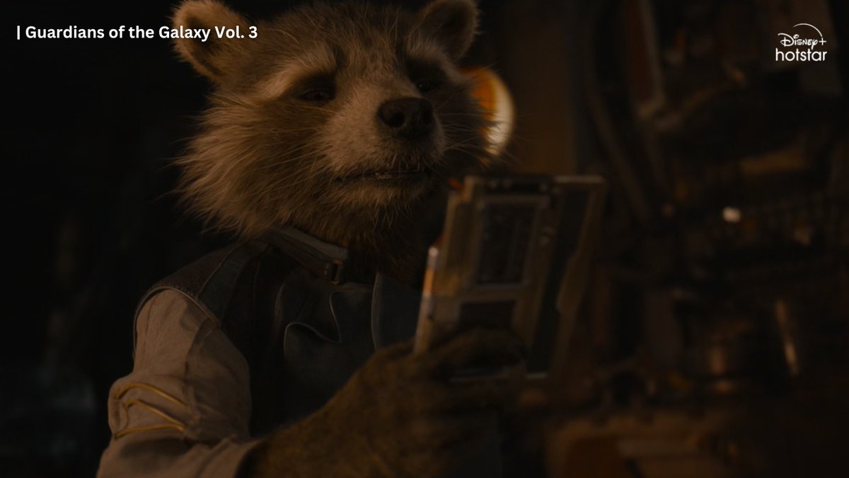 Noor_Jha_'s tweet photo. From missing Guardians of the Galaxy 3 in theaters to being enthralled by it on @disneyplusHS, this cinematic marvel is a testament to the kind of movie that comes along just once in a lifetime 😘 https://t.co/l2M6fIirfZ
