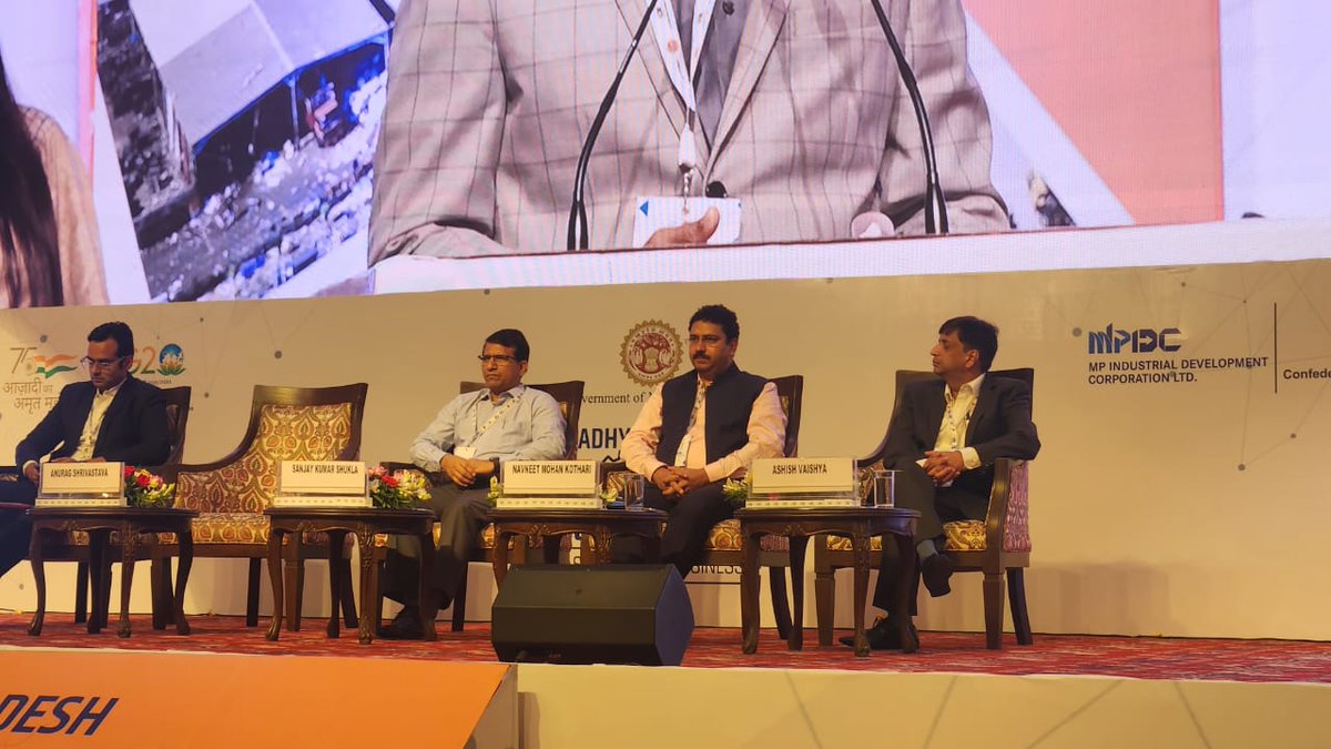 MPIDC's tweet photo. Embracing inclusivity for sustainable development, MPIDC hosted the Ease of Doing Business (EODB) Conclave 2023 at Bhopal on 04 Aug 2023.
Engaging with industry leaders, the event highlighted government's impactful initiatives for growth of business &amp; industry in Madhya Pradesh. https://t.co/rzu3iR9QYY