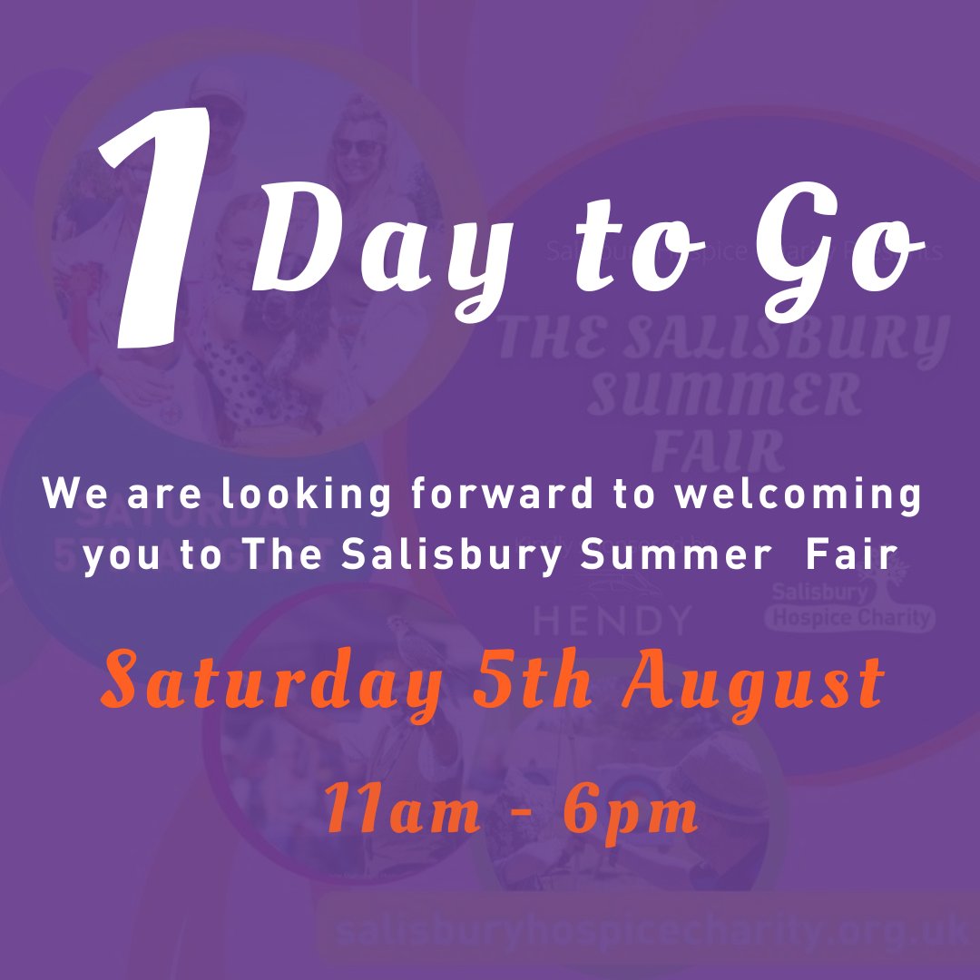 We look forward to welcoming you to The Salisbury Summer Fair if it rains or shines! ☀ ☔

We are aware of some concerns regarding the weather forecast on Saturday. However, the site build is well underway and is looking fabulous! We look forward to seeing everyone on Saturday