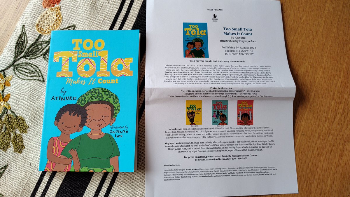 Christopher Harrison (@mrhtheteacher) on Twitter photo Thank you <a href="/WalkerBooksUK/">Walker Books</a>. <a href="/onichum/">Onyinye Iwu</a>'s illustrations pair really nicely with Atinuke's short story about being small but mighty! Thank you <a href="/WalkerBooksUK/">Walker Books</a>. <a href="/onichum/">Onyinye Iwu</a>'s illustrations pair really nicely with Atinuke's short story about being small but mighty!