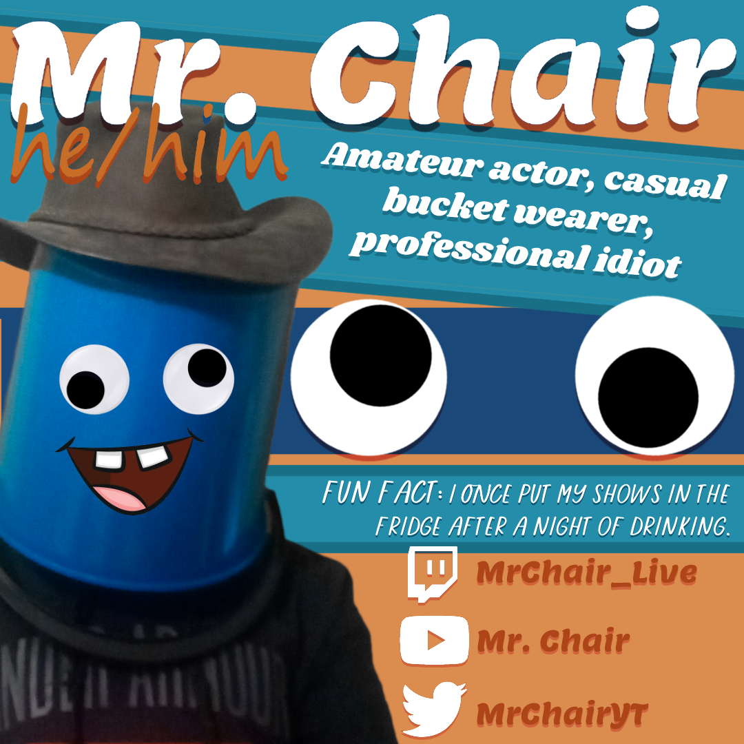 NXUSVEN's tweet photo. Introducing: Mr. Chair @MrChairYT 
~~~
Here's our chill but somehow chaotic head admin, Mr. Chair! Look at his googly eyes! Check out his social media NOW.
~~~
https://t.co/xOA30aGNSj
https://t.co/yWEHPj8TnM 
~~~
#nxusen #vtuber #pngtuber #art #VtuberSupport #VtubersUprising https://t.co/0YcGsDIOBF