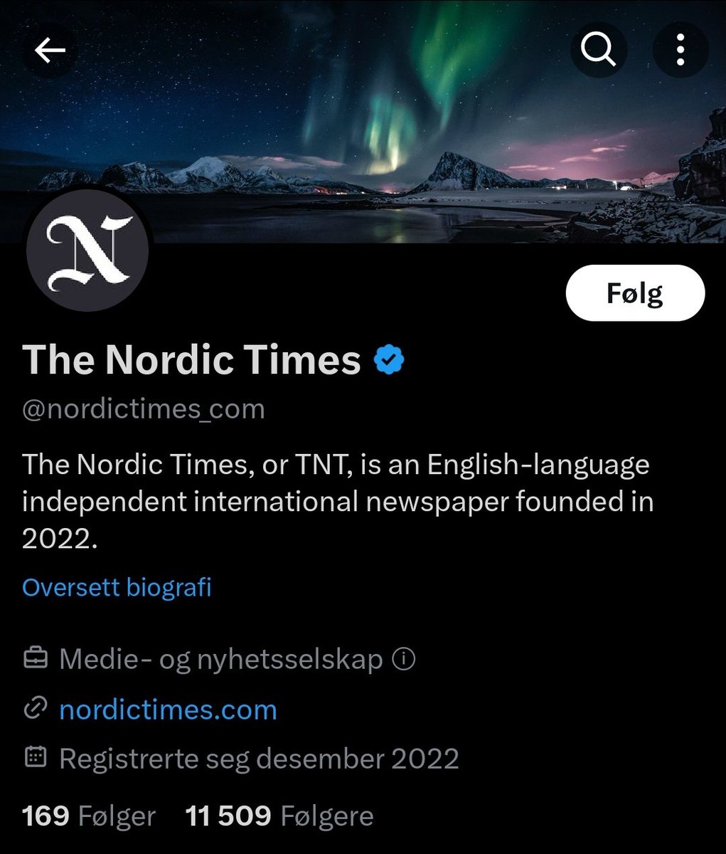 Ingen info om eier, sier du? Kjapt søk i EU-registre kobler nyhetsmediet til det svenske Aeon Media AB som i svenske registre er koblet til Nya Dagbladet. ND ledes av Markus Andersson fra det nå nedlagte høyreekstreme svenske partiet Nationaldemokraterna. 1/