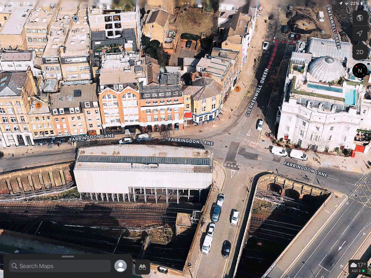 salvatorRosa's tweet photo. Is this this building? @RobertElms I think it may be a part of the old Farringdon Thames link station https://t.co/K2yItUagV5
