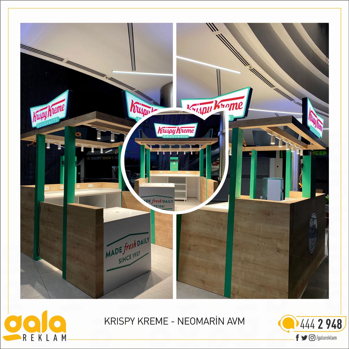 Tabela ve reklam uygulamaları Gala Reklam kalitesi ile tamamlanmıştır.

#tasarim #dizayn #totem #cephe #aracgiydirme #fuar #stand #uygulama #mimaridekorasyon #mimaritasarim #ghali

#sign #design #design #arcfashion #stand #application #architecture #advertising_insta