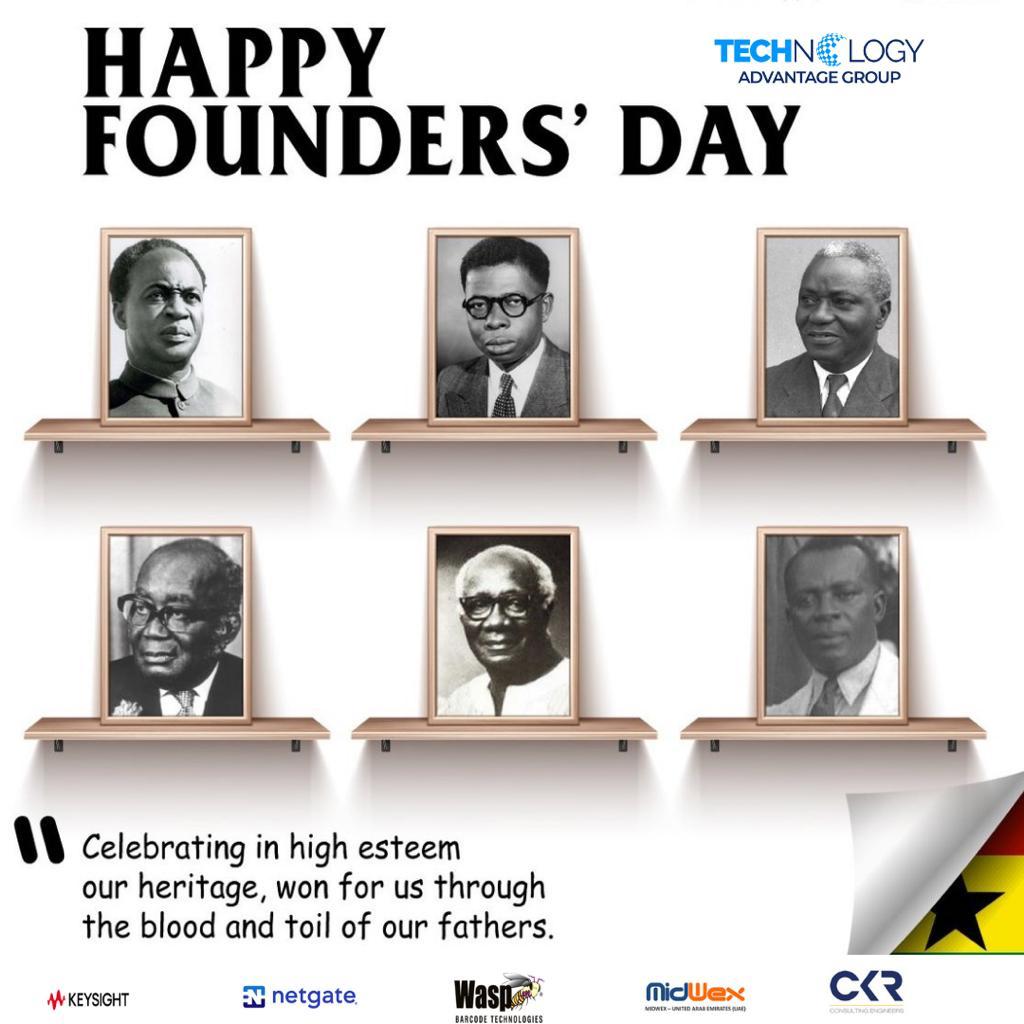 techadgh's tweet photo. From all of us at TAG, Happy Founders’ Day!
#happyfoundersday #techadgroup https://t.co/LoVWz8t0Tp