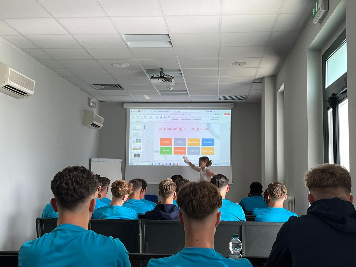 LFEonline's tweet photo. The @MillwallAcademy U18s taking in their surroundings and also learning a bit of the language this morning!
๐ฎ๐น #LFEtrip #TuringScheme @TuringScheme_UK https://t.co/lVSYPFSbnk