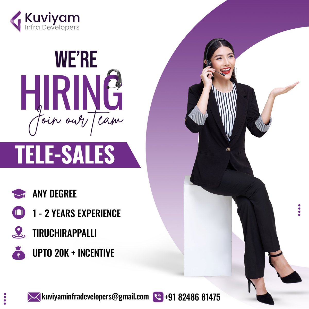 Hiring call!.
.
.
.
.
.
#jobalert #hiringpost #jobhiring #career #jobcall #jobvacancy #trichyjobs #trichy #tiruchirappalli #kuviyaminfradevelopers #hiring