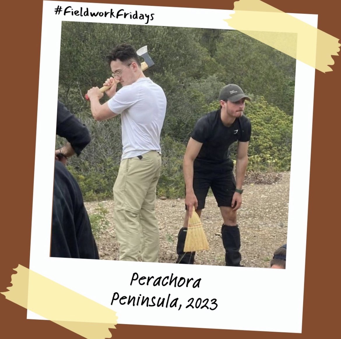 Archaeology_MQ's tweet photo. For this week on #FieldworkFridays we have some awesome pics sent our way from Tom who participated in the Perachora Peninsula Archaeological Project 2023 with our very own @SusanLupack! https://t.co/svBLiabu6o