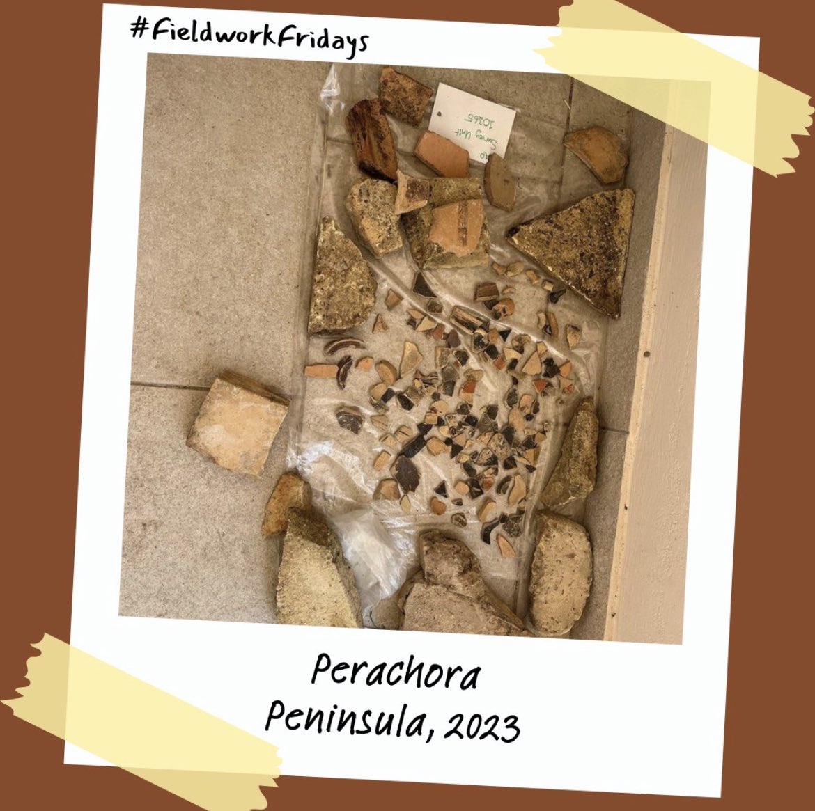 Archaeology_MQ's tweet photo. For this week on #FieldworkFridays we have some awesome pics sent our way from Tom who participated in the Perachora Peninsula Archaeological Project 2023 with our very own @SusanLupack! https://t.co/svBLiabu6o