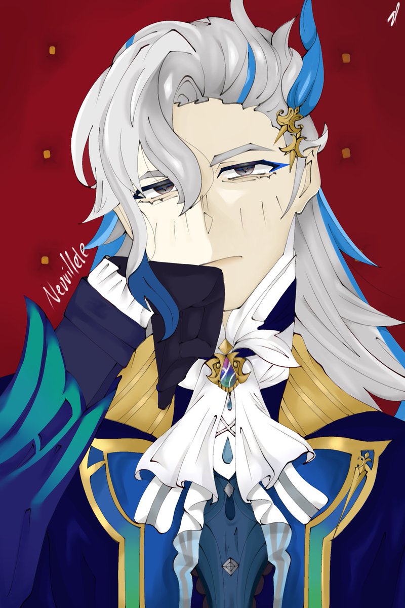 RikuSh130's tweet photo. The chief of justice, Neuvillete has stepped up into the court! 
#Neuvillette #Genshin_Impact #Genshinfanart #genshin #fontaine #fontainetwt #genshintwt https://t.co/an9bnvP8nr