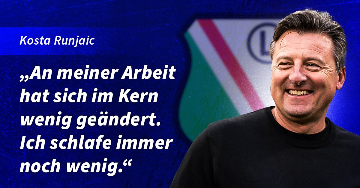 Transfermarkt's tweet photo. Im #TMInterview mit @MSoyke spricht Kosta #Runjaic über seine Titel-Ambitionen mit #Legia,  seine Vertragsverlängerung und die Entwicklung von Ex-#Werder-Talent #Nawrocki, der in diesem Sommer nach Glasgow wechselte. 🎙️

Zum gesamten Interview👉 https://t.co/wuVvVmrCdV https://t.co/eYvWDLnh9X
