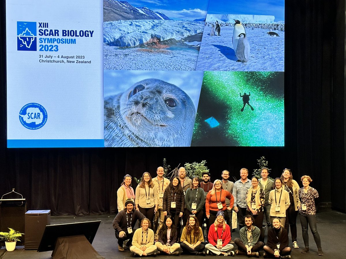 That’s a wrap! It was such a good week talking about southern ocean science, sharing research ideas and listening to inspiring scientists at #SCARBiology2023.
I go back home packed with a fresh set of new ideas.  

Pic of the @IMASUTAS crew.