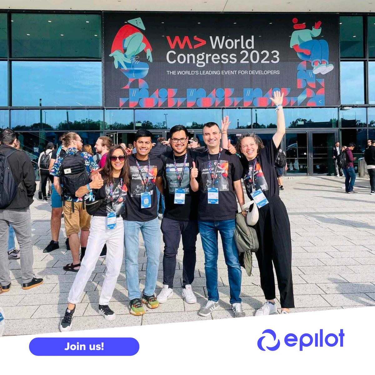 epilots ath the WeAreDevelopers World Congress 2023