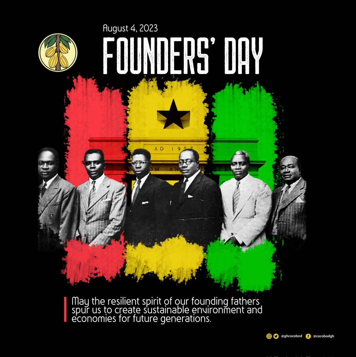 May the resilient spirit of our founding fathers spur us to create a sustainable environment, and economy that will benefit generations to come.