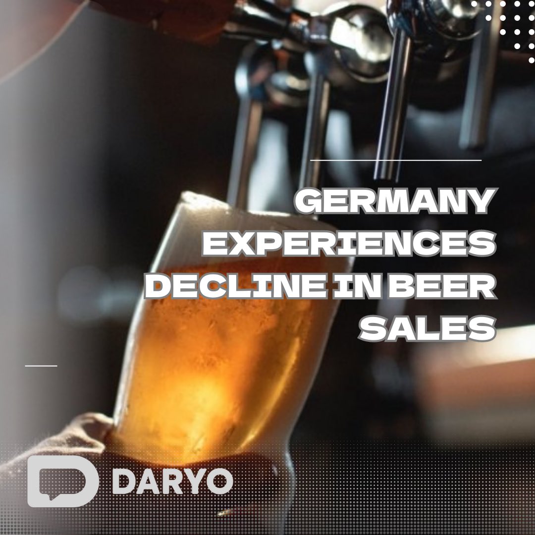 #Germany experiences #decline in #BeerSales 

🇩🇪🍻🍺📉

#Experts note a long-term #trend of decline, #despite Germany #maintaining one of the highest #alcohol #consumptionlevels compared to other #European countries.

👉Details  — dy.uz/DHXvh

#decline #alcohol