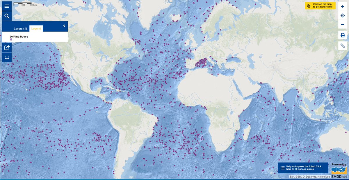 With the #MapOfTheWeek, learn about drifting buoys, sea surface temperatures & the importance of #OceanObservations.

▶️🌊🌡️🗺️maritime-forum.ec.europa.eu/en/node/10632

#MarineHeatwaves #ClimateAction #EU4Ocean #ESDfor2030