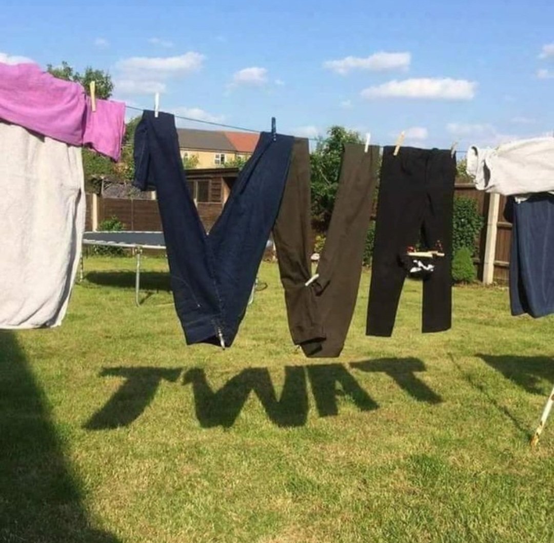 Captain's log: August 4th.
Still no rain.
It's been 12 hours. 
3 loads of panic washing are on the line.
The grass is cut.
The future looks bright, until tomorrow ⛈️⛈️⛈️⛈️⛈️